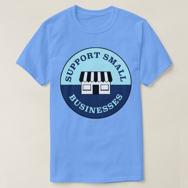 Camiseta Suporte a pequenas empresas (Frente do Design)
