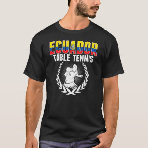Camiseta Suporte a pong Equador na Tênis do Equador