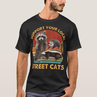 Camiseta Suporte a Raios de Rua Local, Skunk 