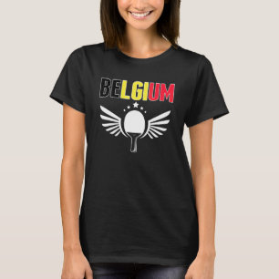 Camiseta Suporte à Seleção Belga de Tênis de Mesa Bélgica P