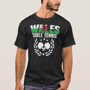 Camiseta Suporte à Seleção de Tênis de Mesa do País de Gale