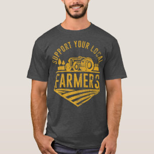 Camiseta Suporte a seu Premium de fazendeiros locais