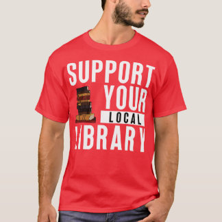 Camiseta Suporte à sua biblioteca 2