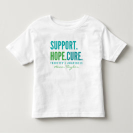 Camiseta Suporte a turista Nome personalizado Toddler T-Shi