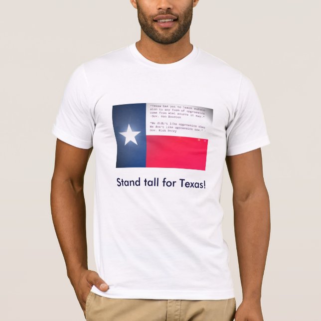 Camiseta Suporte alto para Texas! (Frente)