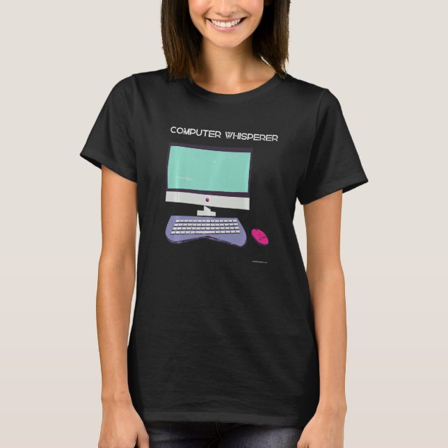 Camiseta Suporte ao Assistente do Whisperer da Tecnologia d (Frente)