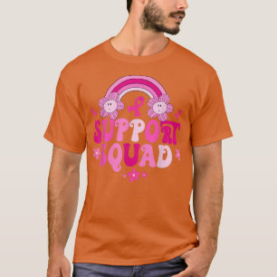 Camiseta Suporte ao Esquadrão Boho Arco-Íris Sensibilização