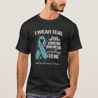 Camiseta Suporte ao Guerreiro de Consciência da Recuperação