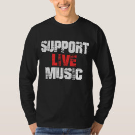 Camiseta Suporte ao Live Music