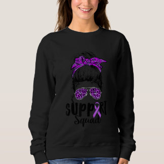 Camiseta Suporte ao Lúpus do Guerreiro Roxo do Bun Sad