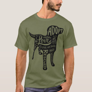Camiseta Suporte ao resgate de cães