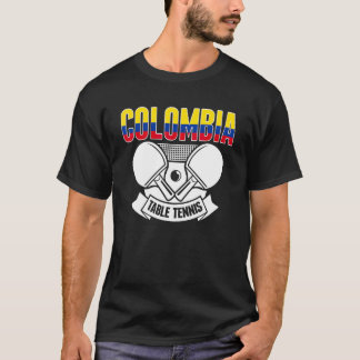 Camiseta Suporte ao Tênis de Mesa Colombiano Ping Pong