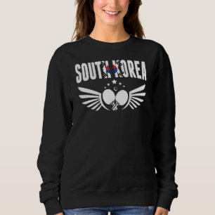 Camiseta Suporte ao Tênis de Mesa da Coreia do Sul Ping Pon