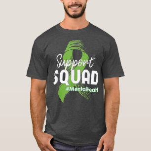 Camiseta Suporte ao Verde limão R de Consciência da Saúde M