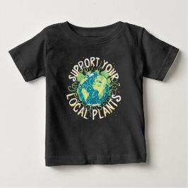 Camiseta Suporte às suas plantas locais