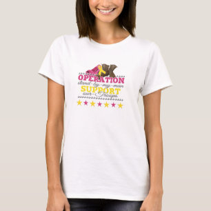 CAMISETA SUPORTE DA OPERAÇÃO POR MEU HOMEM