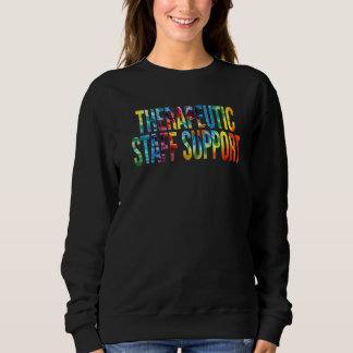 Camiseta Suporte de Equipe Terapêutica Tie Dye Mulheres Vol