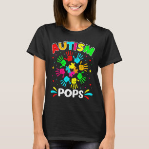 Camiseta Suporte de quebra-cabeça do Autistic Pops Família
