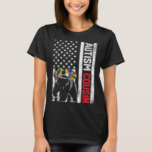 Camiseta Suporte de Sensibilização do Primo de Bandeira Ame