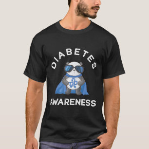 Camiseta Suporte de Sensibilização para a Diabetes Tipo 1 P