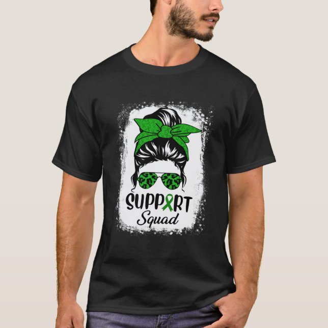 Camiseta Suporte Desbotado Coque Desarrumado Conscientizaçã (Frente)