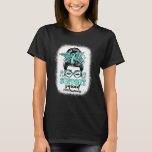 Camiseta Suporte do Groovy Squadle Mensagem de Bun PTSD Con