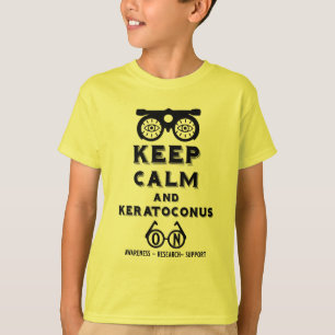 Camiseta Suporte E Consciência De Keratoconus