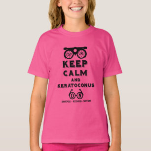Camiseta Suporte E Consciência De Keratoconus