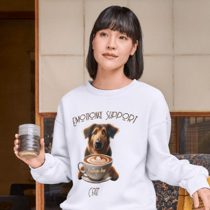 Camiseta Suporte Emocional Café Cuja Saúde Mental é Curta