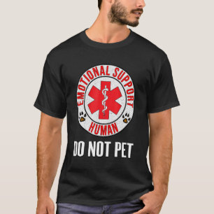 Camiseta Suporte Emocional Humano Não Pet - Cachorro de Ser