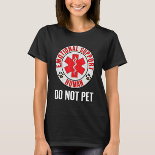 Camiseta Suporte Emocional Humano Não Pet - Cachorro de Ser