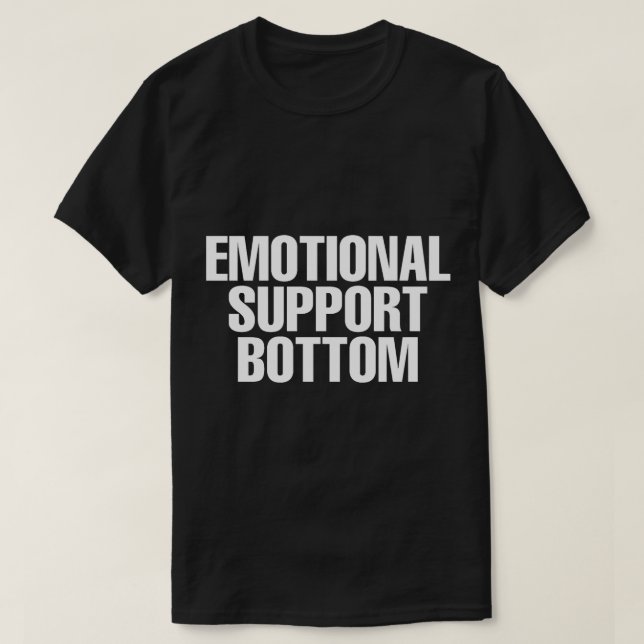 Camiseta Suporte Emocional Inferior (Frente do Design)