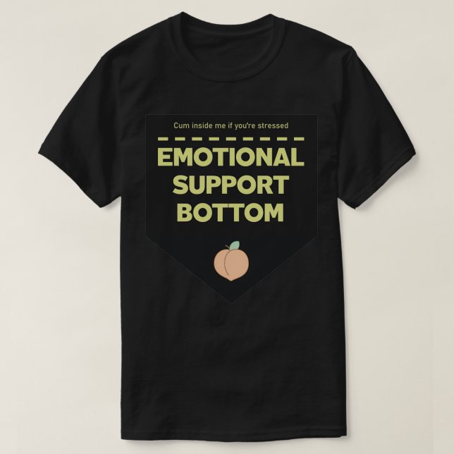 Camiseta Suporte Emocional Inferior (Frente do Design)