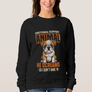 Camiseta Suporte Emocional Pai de Pug Mãe Cão Cachorro Cach