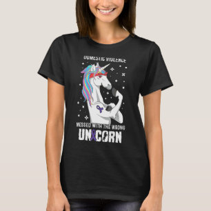 Camiseta Suporte Errado à Consciência da Violência Doméstic