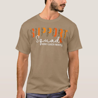 Camiseta Suporte Esquadra Rim Para Mulheres Fita Câncer Ren