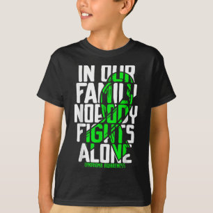 Camiseta Suporte Familiar Não Hodgkins Linfoma Cancer Aware