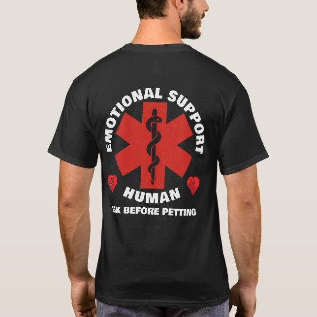 Camiseta Suporte Humano Emocional (Verso)