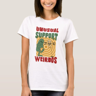 Camiseta Suporte Incomum Divertido Esquisito