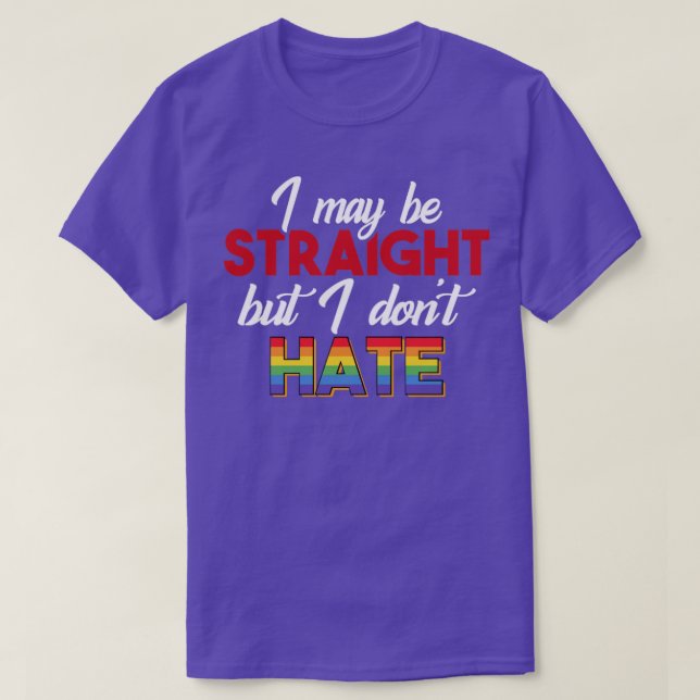 Camiseta Suporte LGBT sem Ódio (Frente do Design)