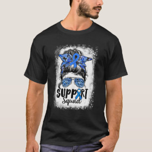 Camiseta Suporte Mensal de Bun Azul Diabetes Acessibilidade