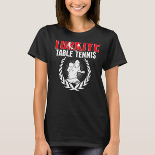 Camiseta Suporte para a equipe de pinos da Turquia com Têni