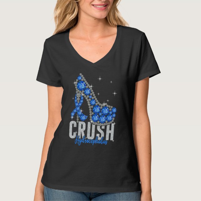Camiseta Suporte para Friso de Friso de Hidrocefalia de Esm (Frente)