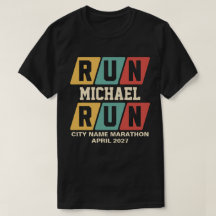 Suporte para Maratona com Nome Personalizado Retro
