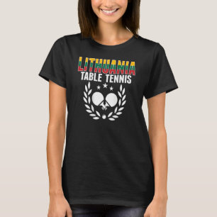 Camiseta Suporte para Mesa lituana Ping Pong