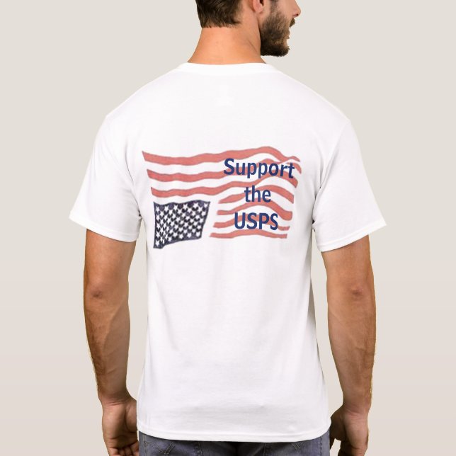 Camiseta Suporte para o USPS (Verso)