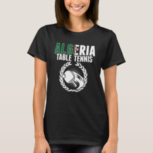 Camiseta Suporte para pinos de ping na Argélia Mesa Tênis