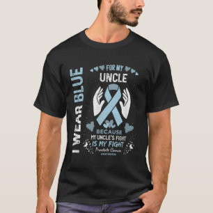 Camiseta Suporte Para Sobrevivente de câncer Prostata Eu Vi
