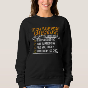 Camiseta Suporte técnico a Geek de computador Funny Techie