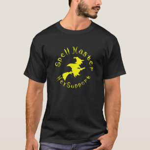 Camiseta Suporte técnico de TI de Dia de as Bruxas engraçad